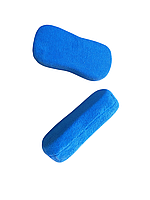 Губка мочалка мікрофібра dark blue 22*10*5см