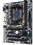 Плата AMD Socket FM2+ GIGABYTE GA-F2A88XM-HD3P  УЦІНКА - ПОШКОДЖЕНО 2 USB ( із 6ти ) !!, фото 3