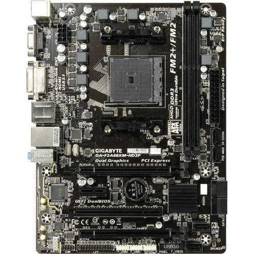 Плата AMD Socket FM2+ GIGABYTE GA-F2A88XM-HD3P УЦІНКА - ПОШКОДЖЕНО 2 USB ( із 6ти ) !!