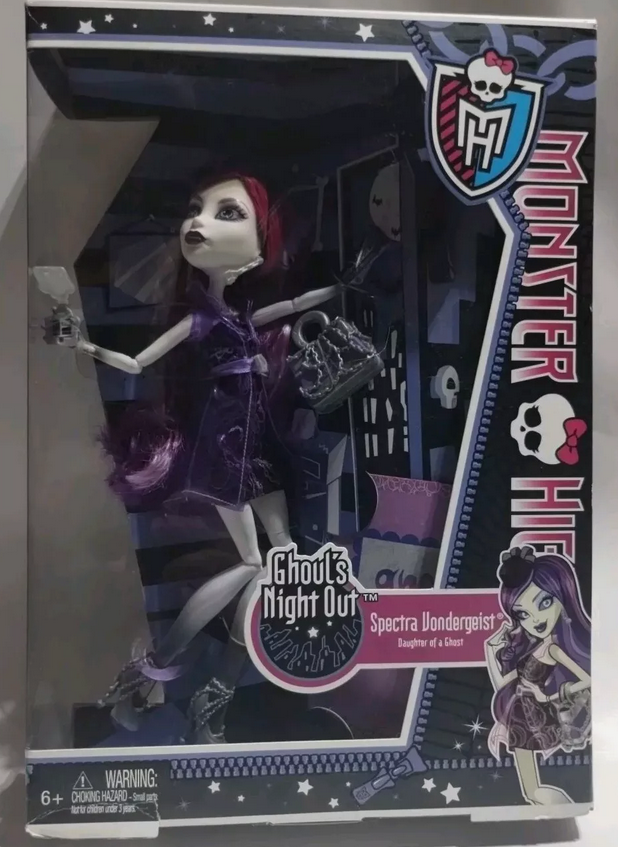 Лялька Monster High Спектра Вондергейт із серії Ніч Монстрів Ghouls Night Out Doll Spectra, фото 1