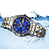 Чоловічий годинник Poedagar Horizont зелений циферблат, фото 2