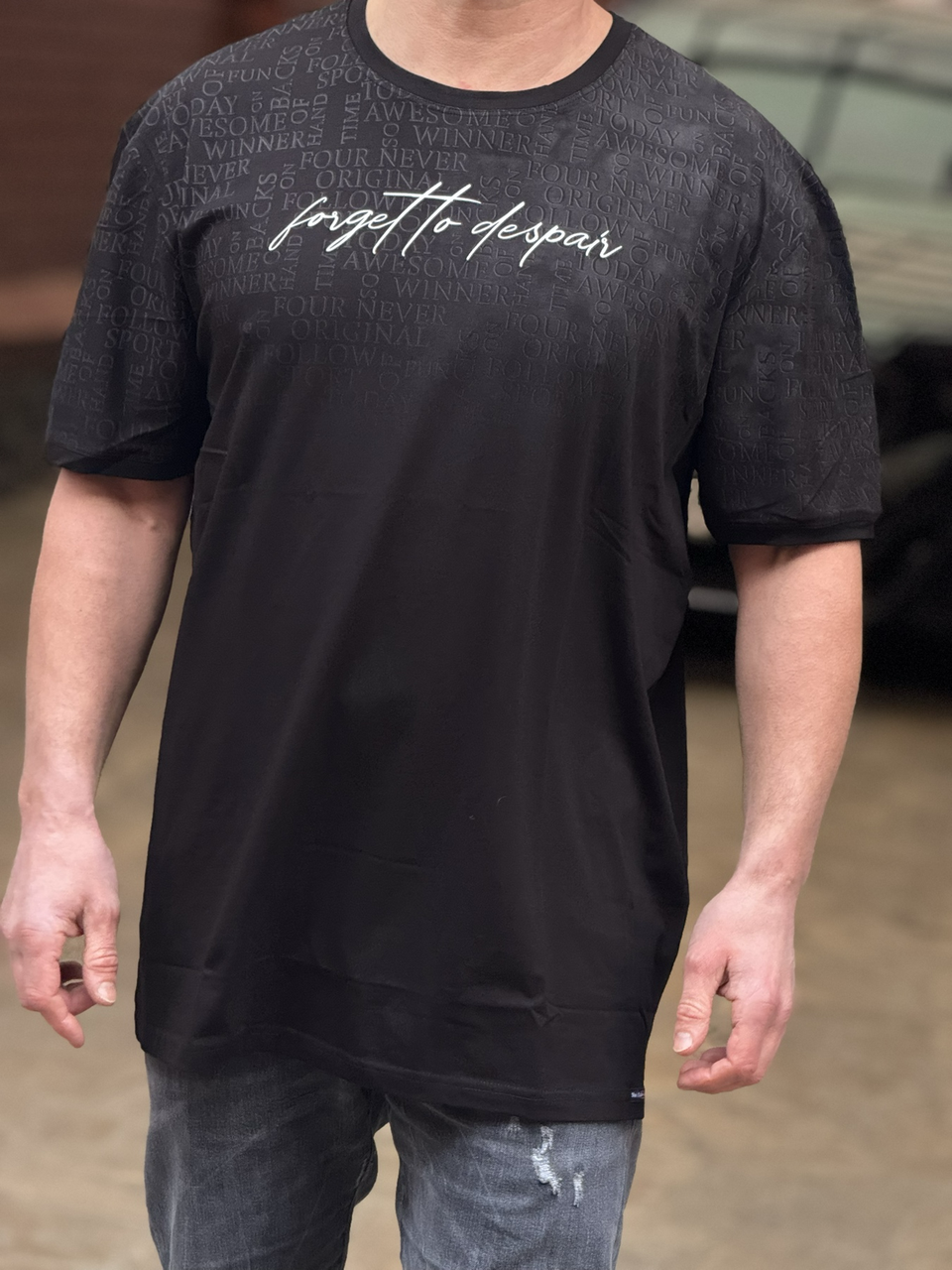 Футболка чоловіча Red Down великого розміру 6XL-9XL , 9XL,Чорний