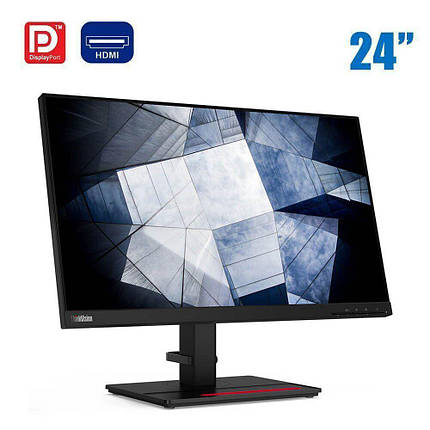 Монітор Lenovo ThinkVision P24q-20 / 24" (2560x1440) IPS / HDMI, DisplayPort, USB 3.1 / VESA 100x100, фото 1