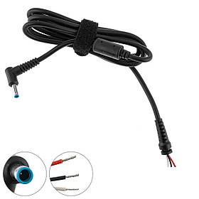 Оригінальний DC кабель живлення для БП HP 90W 4.5x3.0мм + PIN, L-подібний штекер, три дроти (від БП до