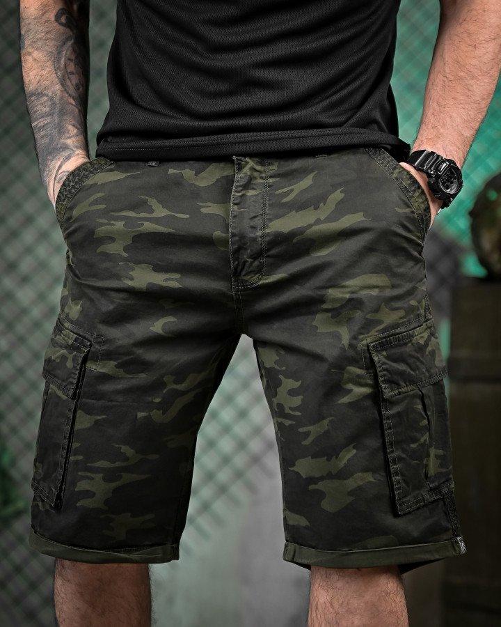 Шорти оливи мультикам ВТ6020