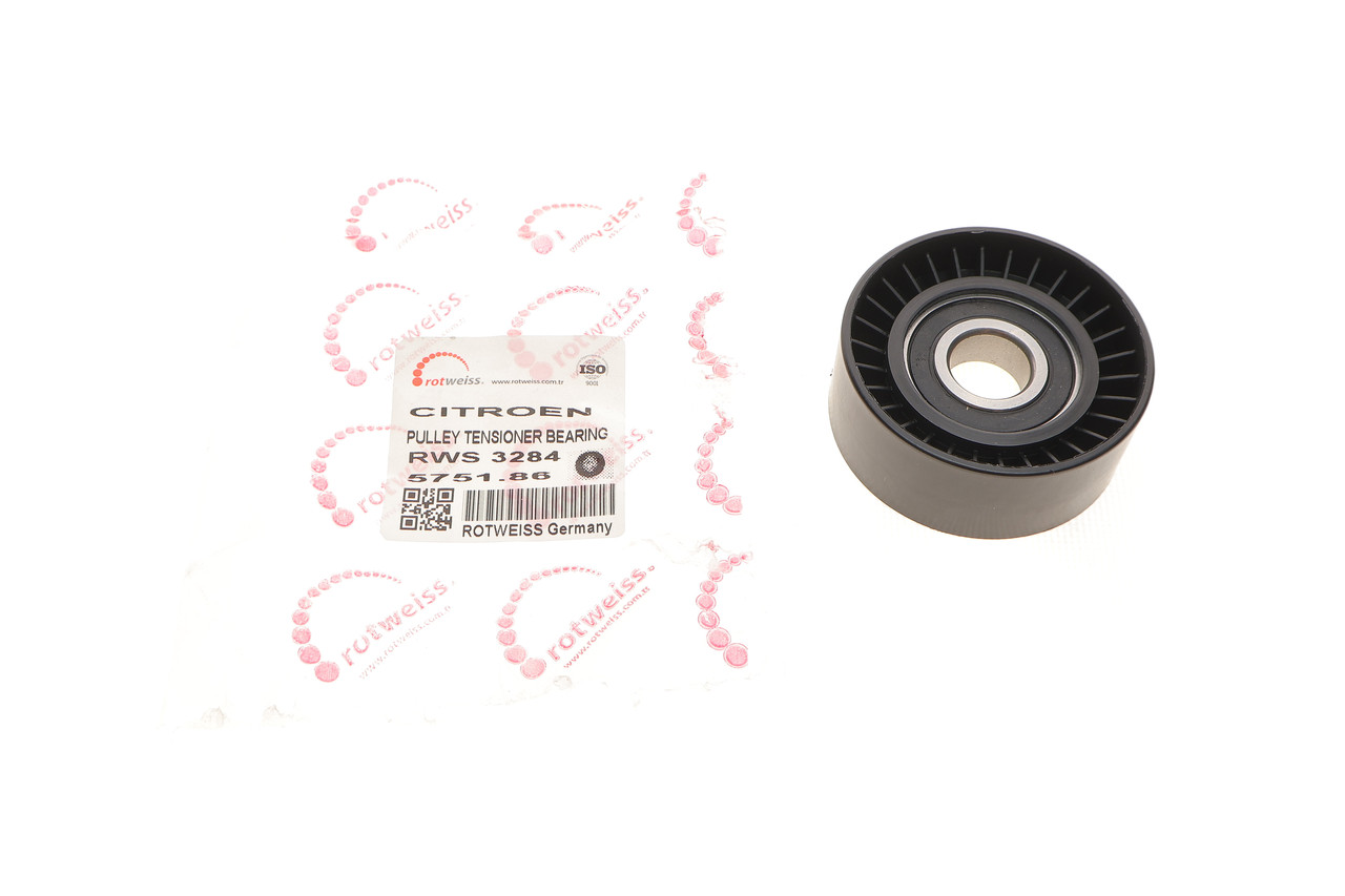 Ролик генератора Citroen/Peugeot/Ford 1.4HDi/1.6TDCi 01- (натяжний) (65x26) RWS3284 ROTWEISS