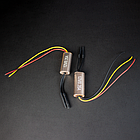 Ангельські очі BMW (E53,E70,F15,G05,F25,F26) CRYSTAL ICONIC2 (Білий+Жовтий), фото 4