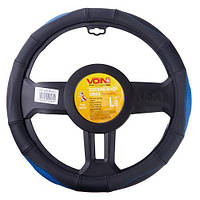 Чохол керма VLOD-L285 BK/BL L чорн-син/БО/перф/шкіра