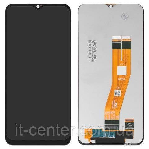 Дисплей (LCD) Samsung GH82-25250A A042 Galaxy A04E з сенсором чорний сервісний