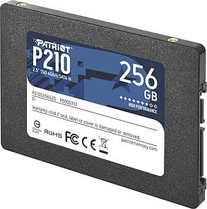 Накопичувач SSD 256GB Patriot P210 2.5" SATAIII TLC (P210S256G25), фото 3