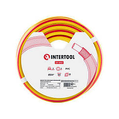 Шланг для поливання 3-шаровий, 3/4", 20 м, армований, PVC INTERTOOL GE-4043