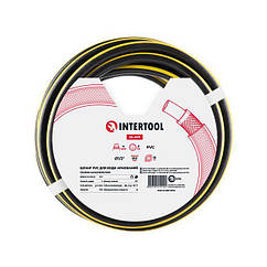 Шланг для води 4-шаровий, 1/2", 10 м, армований, PVC INTERTOOL GE-4101