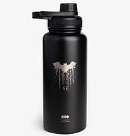 Пляшка для води металева з подвійною вакуумною ізоляцією Bohtal Insulated Bottle 960 ml/32 oz Black Batman