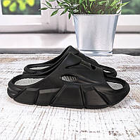 Шльопанці чоловічі Progress чорні з сірим сланці пінкові 3731