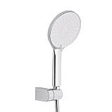 Змішувач для ванни Qtap Jay з довгим поворотним виливом (з душовим гарнітуром) QTJAY2601CRW45552 Chrome/White, фото 3