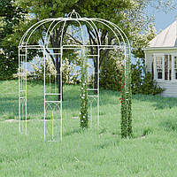 Металева альтанка для троянд Коричневий