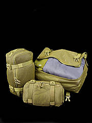 Комплект органайзерів (S /M/ L) Сітка Coyote, Cordura Coyote 1000 D,PU,IRR Койот
