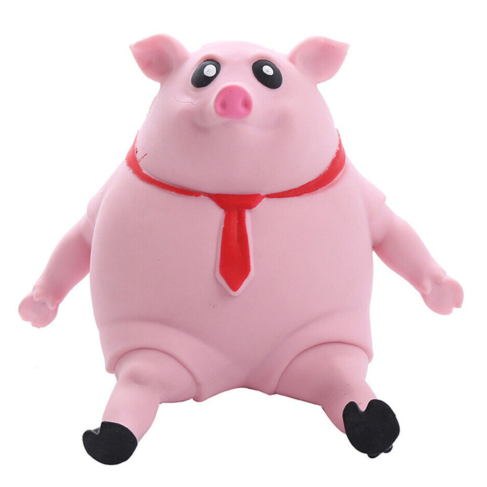 Антистрес іграшка сквіш Свиня 22 см, Pink Pig BIG / Еластична іграшка свинка / Дитяча іграшка антистрес