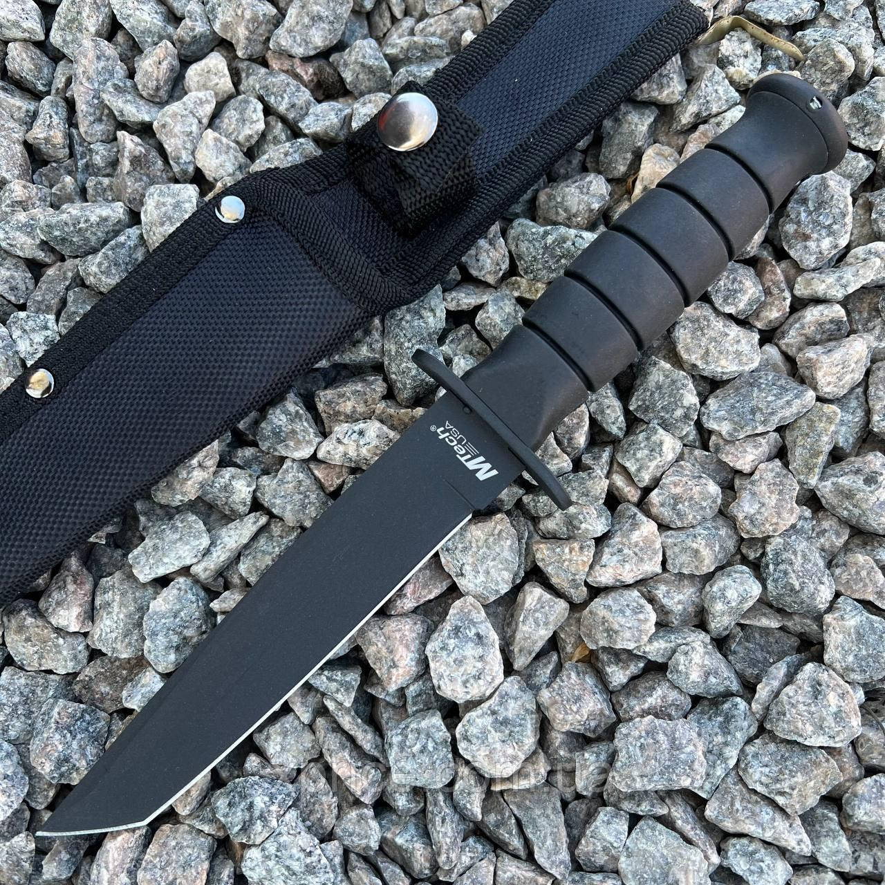 Туристичний ніж Mtech USA 65Х13 (26 см) | Надійний ніж ТАНТО для кемпінгу та подорожей