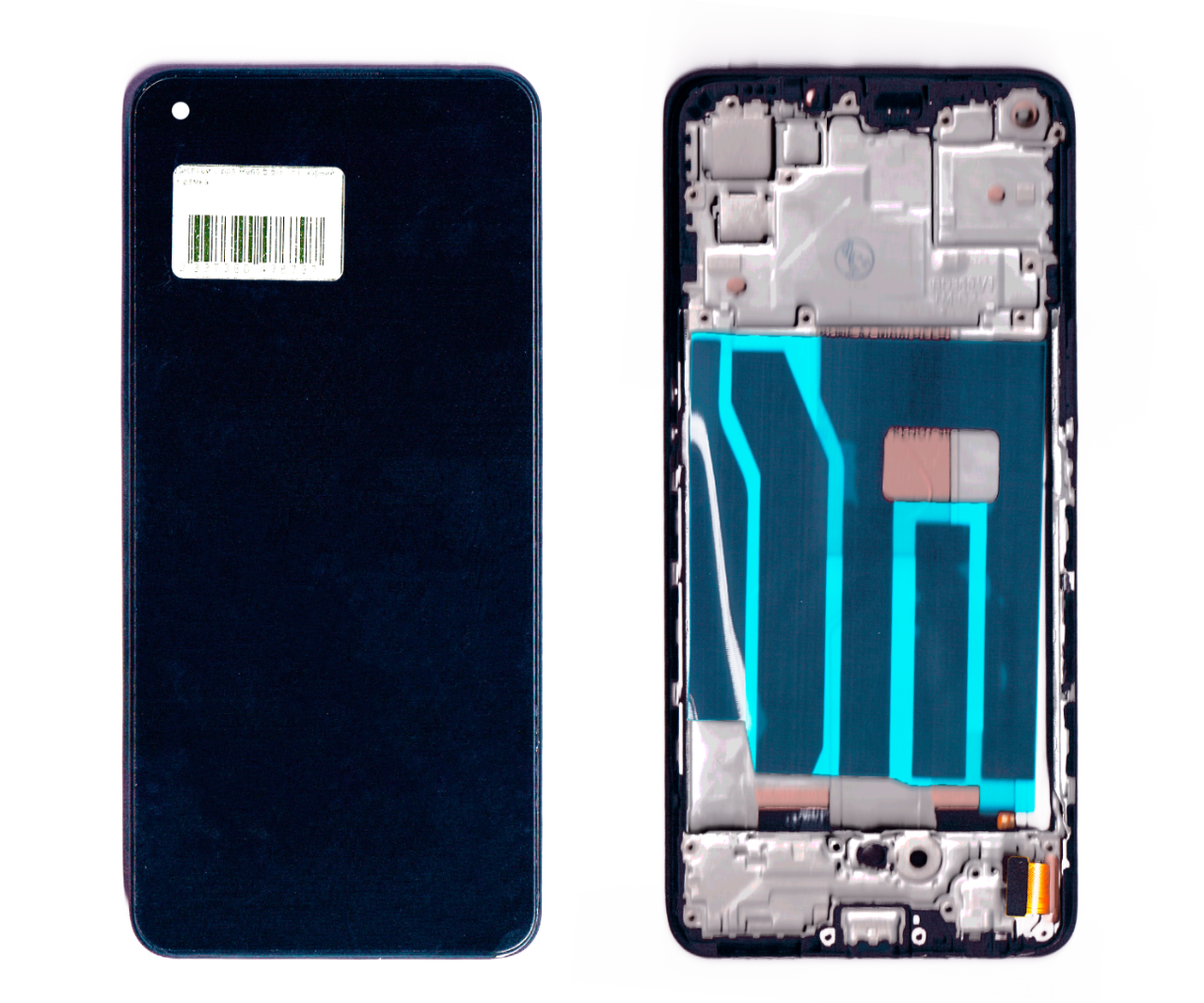Дисплей Oppo Reno 5 5G TFT чорний + рамка, фото 1