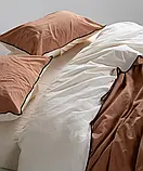 Двоспальний Євро комплект Limasso Essualte Akdeniz Krem-Commencer Варена Бавовна, фото 2
