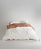 Двоспальний Євро комплект Limasso Essualte Akdeniz Krem-Commencer Варена Бавовна, фото 5