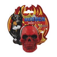 Іграшка для собак VIP ЧЕРЕП (Skull), червоний  ⁇  маленький  ⁇  6,4х5х7,6 см.