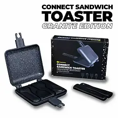 Тостер зі столовим набором Ridge Monkey Connect Sandwich Toaster Granite Edition