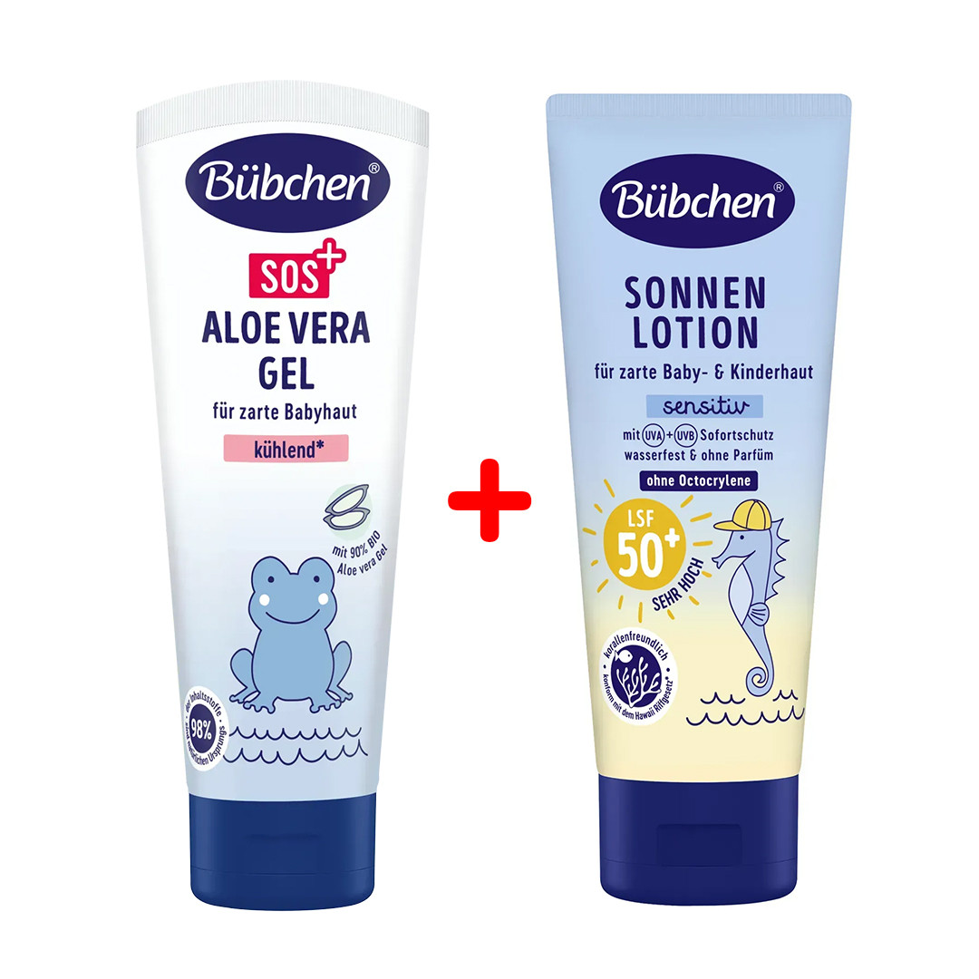 Набір Bubchen для ніжної шкіри: SPF + Алое Віра, фото 1