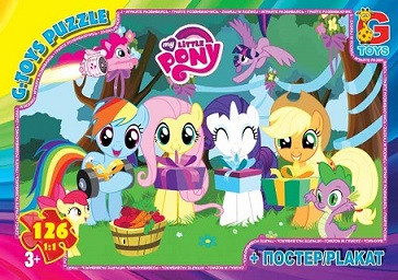 Пазли G-Toys із серії My little Pony (Маленька поні), 117 елементів MLP012