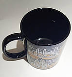 Кухоль керамічний чорний патріотичний 300 мл Вінниця Чашка з принтом на подарунок, фото 5