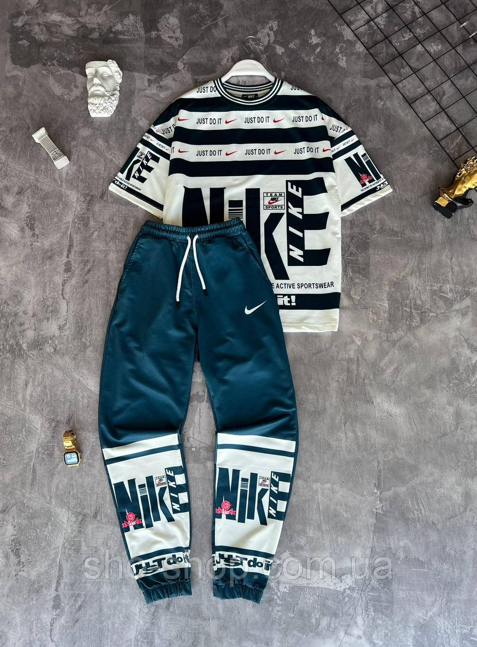 Мужской летний спортивный костюм Nike Турция, фото 1