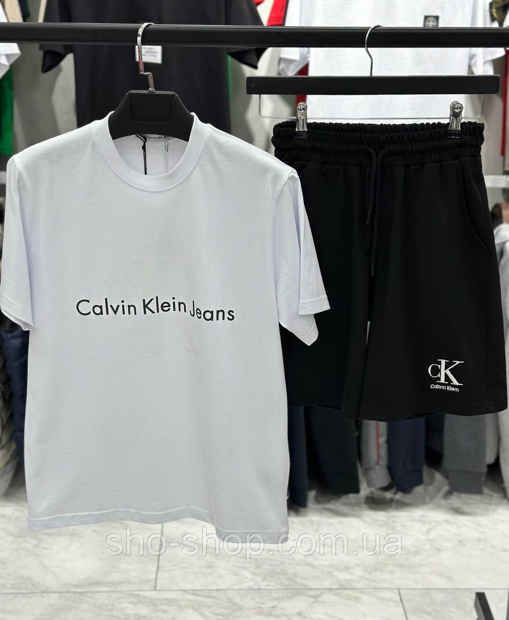 CK Мужской летний спортивный костюм Calvin Klein Турция, фото 1
