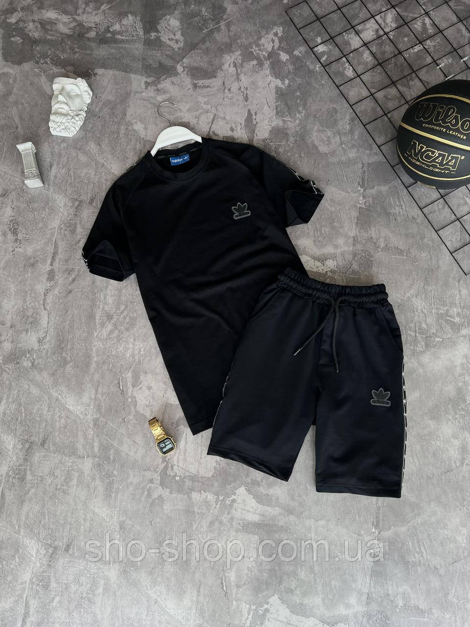 Мужской летний спортивный костюм Adidas Турция, фото 1