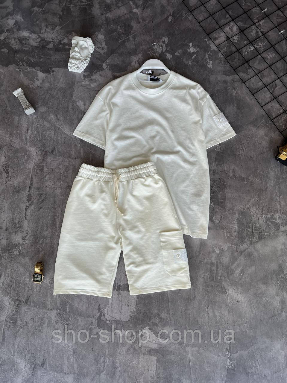 Мужской летний спортивный костюм Stone Island Турция, фото 1