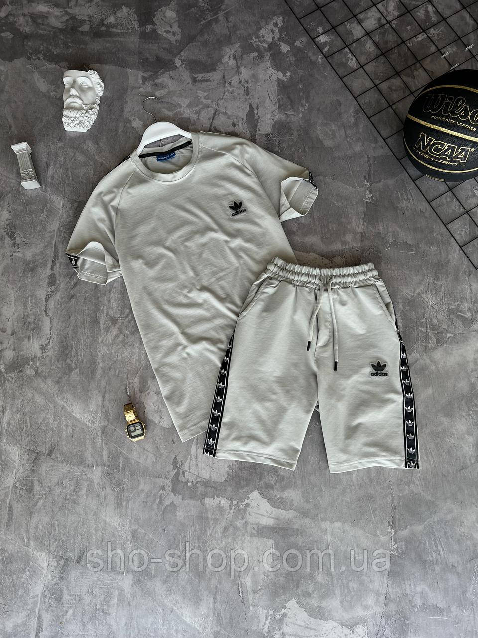 Мужской летний спортивный костюм Adidas Турция, фото 1