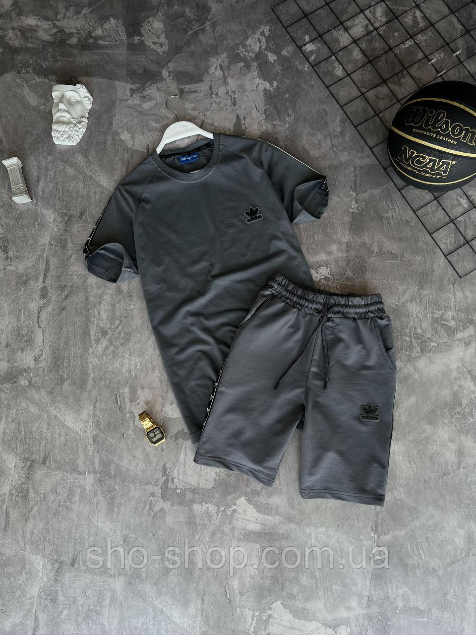 Мужской летний спортивный костюм Adidas Турция, фото 1