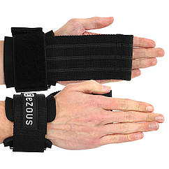 Накладки для підтягування та тяги ANTI SLIP HAND GRIP EZOUS D-18 2шт чорний