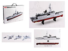 Конструктор M38-B0702 Model Bricks військовий корабель 417дет.кор.42,5*6,7*33 /12/