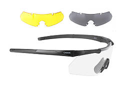 Окуляри OnRide Mili ANSI Z87+ MIL-PRF-31013 з лінзами Smoke / Yellow / Clear Art 6103094