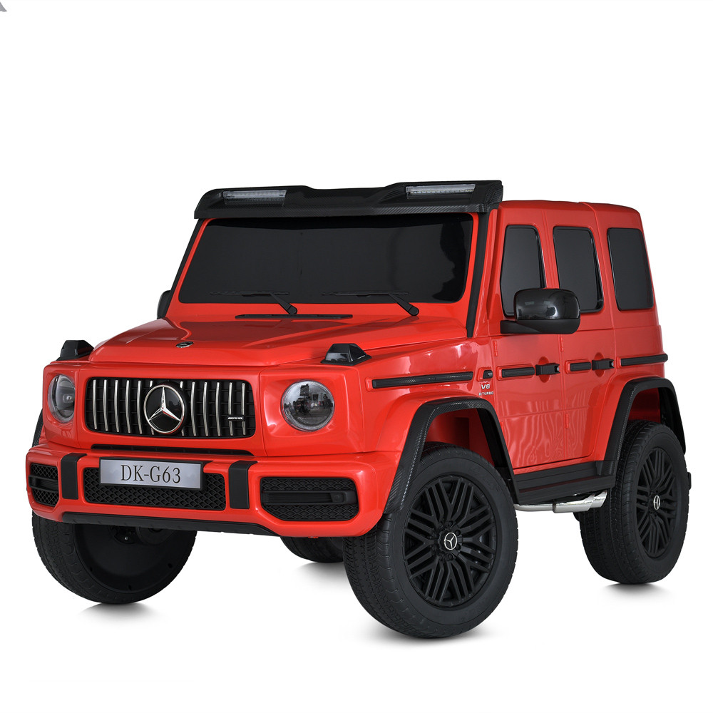 Джип M 5880EBLR-3(24V) (1шт) 2,4G(р/к), 4мотори200W, 1акум24V7AH, BLUETOOTH,USB,MP3,LED, EVA, червоний