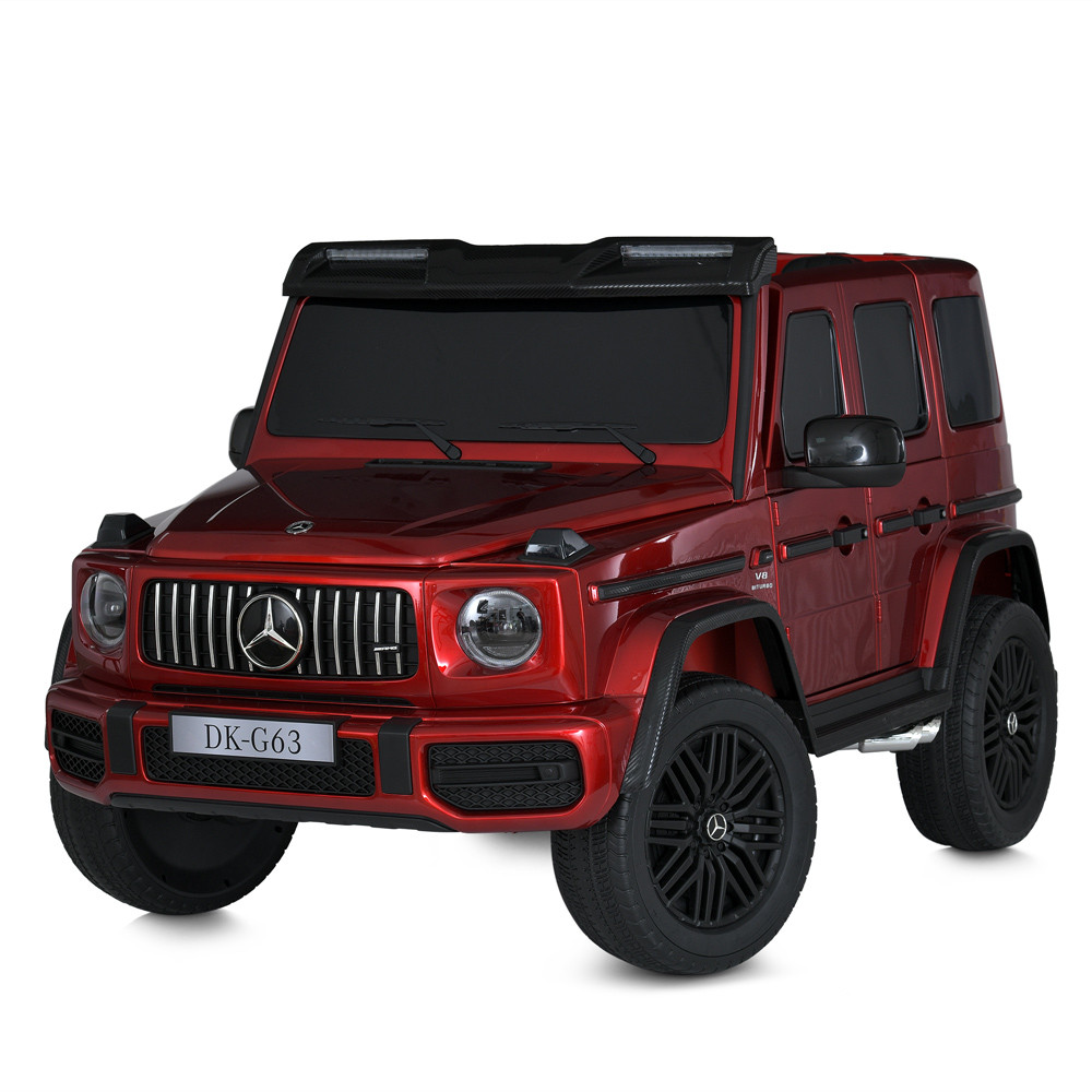 Джип M 5880EBLRS-3(24V) (1шт) 2,4G(р/к), 4мотори200W, 1акум24V7AH, BLUETOOTH,USB,MP3,LED, EVA, фарб.червоний