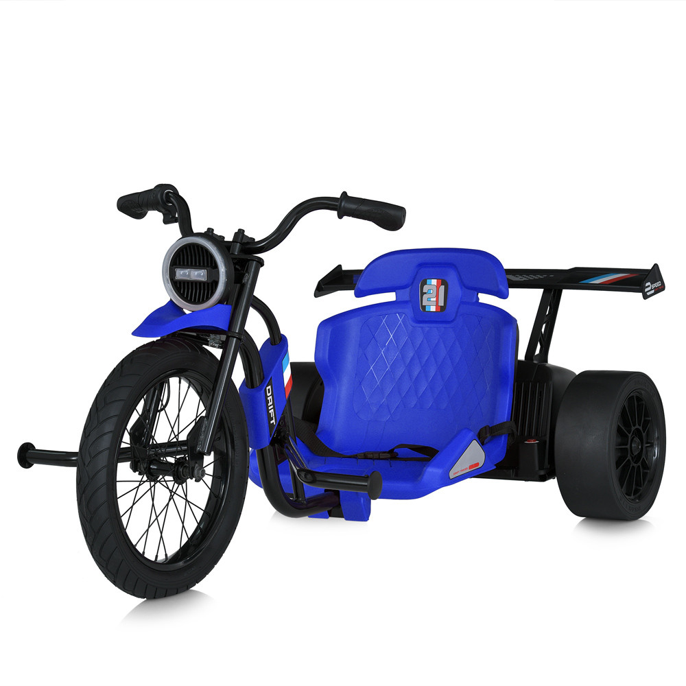 Дрифт-карт M 5847A-4 (1шт) дрифт, 2*12V10AH, 2*775W, надувні колеса, синій