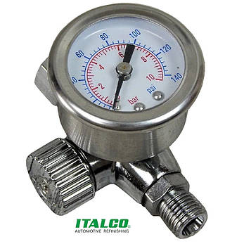 Регулятор тиску повітря Italco FR5 до фарбопульту 12 бар, фото 2