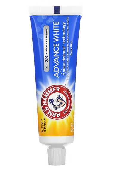 Arm & Hammer, AdvanceWhite, відбілювальна зубна паста підвищеної ефективності, м’ята, 121 г