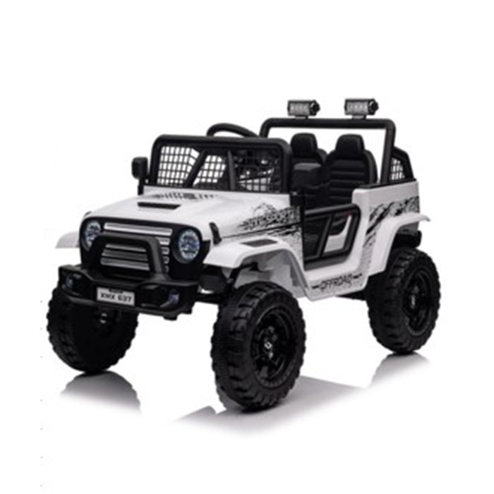 Джип M 5991EBLR-1(24V) (1шт) 2,4G, 1аккум24V5AH, 4мотора50W, BLUETOOTH, USB, TF, EVA, музика, світло, шкіра,