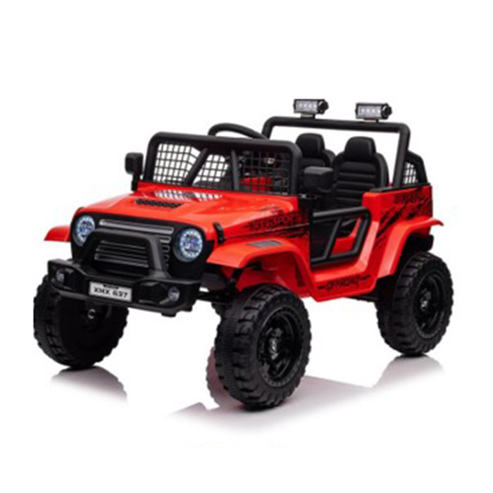 Джип M 5991EBLR-3(24V) (1шт) 2,4G, 1аккум24V5AH, 4мотора50W, BLUETOOTH, USB, TF, EVA, музика, світло, шкіра,