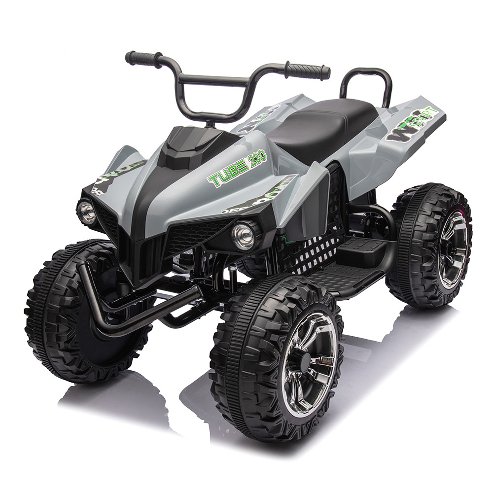 Квадроцикл M 5102EL-11(24V) (1шт) 24V7AH*1, 4*90W, BLUETOOTH, USB, EVA, світло, музика, шкіра, сірий