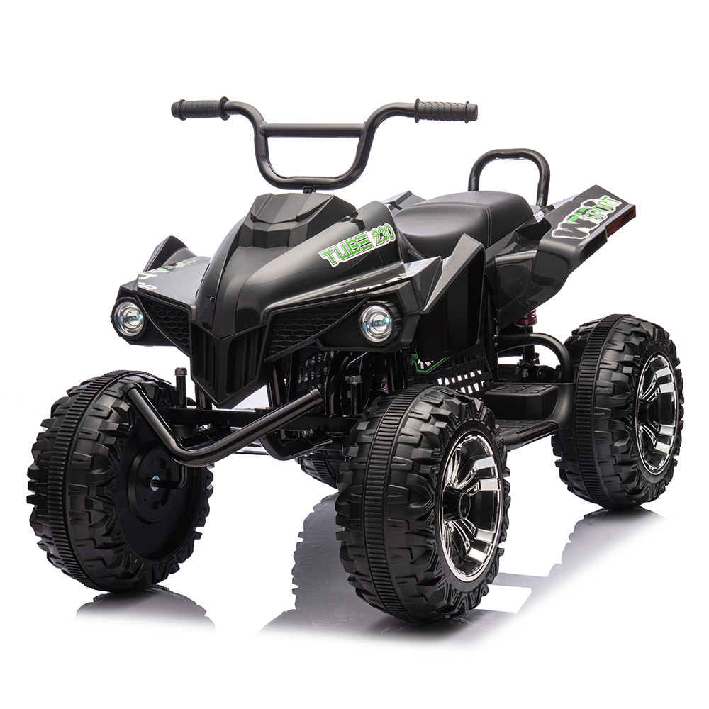 Квадроцикл M 5102EL-2(24V) (1шт) 24V7AH*1, 4*90W, BLUETOOTH, USB, EVA, світло, музика, шкіра, чорний