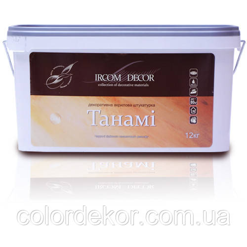 Декоративна "бархіт" штукатурка Ірком "ТАНАМI" (срібло) 12 кг, фото 1